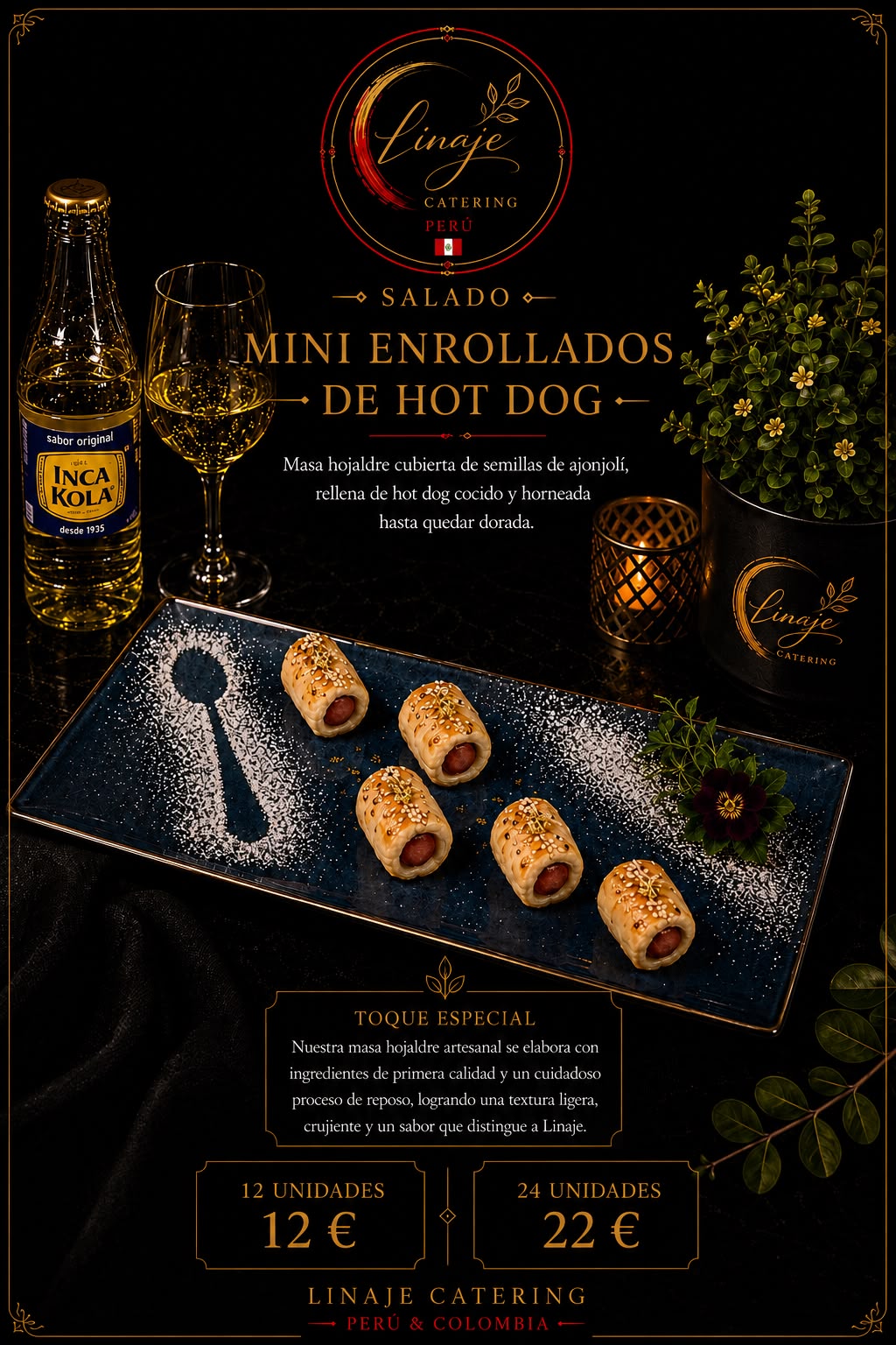 Mini Enrollados Hot Dog