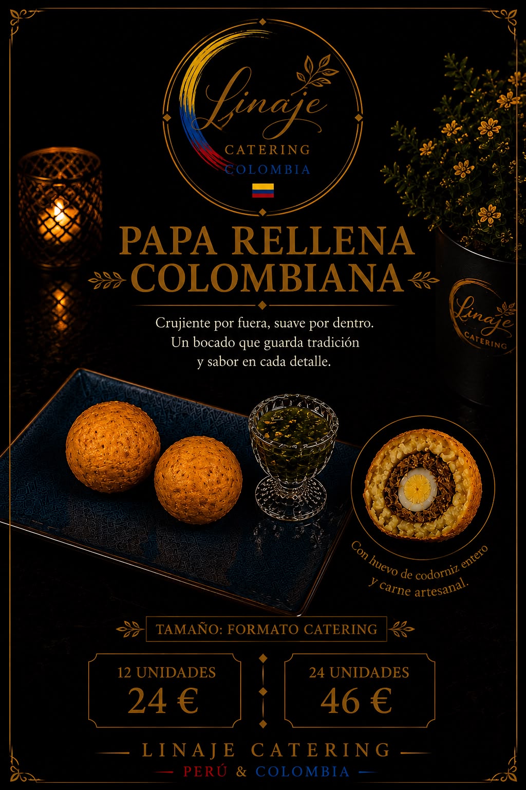 Papa Rellena Colombiana